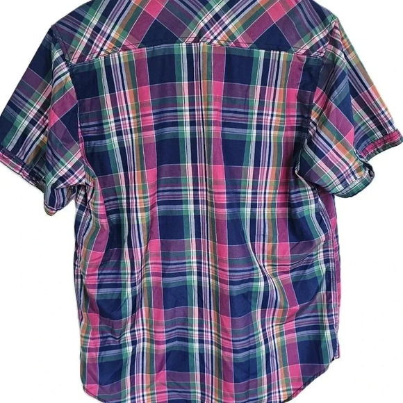 True Rock Men's Ace Slim Fit Plaid Button-Down Shirt XL - Picture 6 of 7